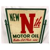NEW NTH MOTOR OIL SIDEWALK SIGN