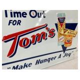 EMB. TOMS TIME OUT RACK SIGN