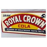 RARE 1941 ROYAL CROWN COLA SIGN