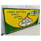 EMB. SUNDROP SIGN W/ BOTTLE