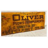 NICE OLIVER EQUIPMENT EMB. SIGN
