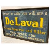 SMALTZ DELAVAL SIGN FRAMED