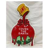 PORC. SWP CONVEX COVER THE EARTCH SIGN