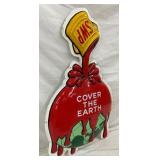 PORC. SWP CONVEX COVER THE EARTCH SIGN