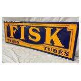 EMB. FISK TIRES TUBES SIGN