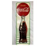 OLD STOCK 1959 VERTICAL COCA COLA SIGN