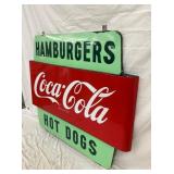 RIGHTSIDE VIEW COCA COLA PORC. SIGN
