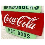 CLOSEUP VIEW COKE SIGN