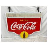 SIDE 2 PORC. COCA COLA SWINGER SIGN