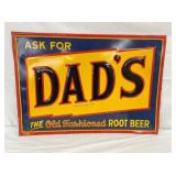 EMB. DADS ROOTBEER TIN SIGN