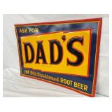 EMB. DADS ROOTBEER TIN SIGN