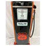 CLOSEUP RESTORED GAS PUMP