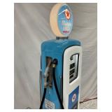 CLOSEUP RESTORED GAS PUMP