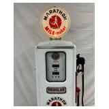 CLOSEUP RESTORED GAS PUMP