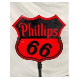 CLOSEUP VIEW SIDEWALK SIGN