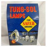 NICE TUNG-SOL LAMPS COUNTER CABINET