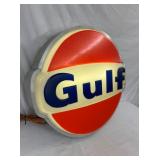 34IN GULF CAN LIGHTUP SIGN