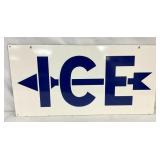 PORC. ICE DS ARROW SIGN