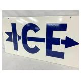 PORC. ICE DS ARROW SIGN