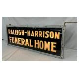 MEASURES 38X14 REVERSE PAINTED SIGN