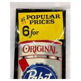 SELF FRAMED PABST SIGN