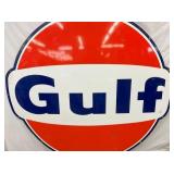 6FT. PORC. GULF DOG EAR SIGN