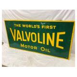 EMB VALVOLINE SELF FRAMED SIGN