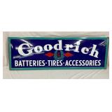 PORC. GOODRICH TIRES BATTERIES SIGN