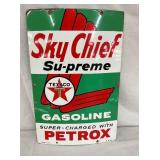 1959 PORC. SKY CHIEF PETROX PUMP PLATE