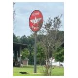 PORC. FLYING A SIGN W/ POLE