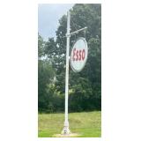 PORC. ESSO SIGN W/ POLE