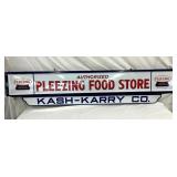 PORC. DS PLEEZING FOOD STORE SIGN