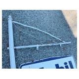 PORC. MOBIL SIGN W/ 18FT. POLE