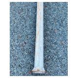 21FT. FLUTED SIGN POLE W/ BRACKET