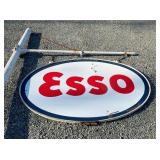 PORC. DS ESSO SIGN W/ POLE
