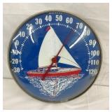 12IN SAILBOAT THERMOMETER NICE GRAPHICS