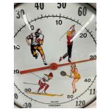 CLOSEUP VIEW THERMOMETER