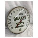 12IN QUAKER STATE THERMOMETER