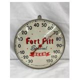 12IN FORT PITT BEER THERMOMETER