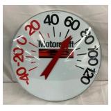 18IN MOTORCRAFT THERM. W/ GLASS FRONT