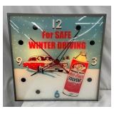 15IN TRICO SOLVENT PAM CLOCK