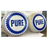 6FT. PLASTIC EMB. PURE POLE SIGNS