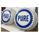 6FT. PLASTIC EMB. PURE POLE SIGNS