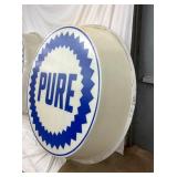 CLOSEUP SIDE VIEW EMB.PURE SIGN