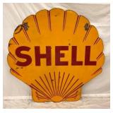 48IN PORC. DS SHEEL CLAM SIGN