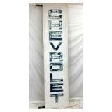 ORIG. CHEVROLET DEALER VERTICAL SIGN