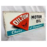 DATED 1965 SELF FRAMED SIGN