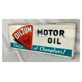 1965 OILZUM TIN SIGN