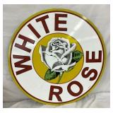 1936 DSP 36IN WHITE ROSE SIGN