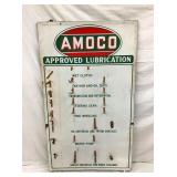 SSP AMOCO LUBRICATION SIGN DISPLAY 38X65